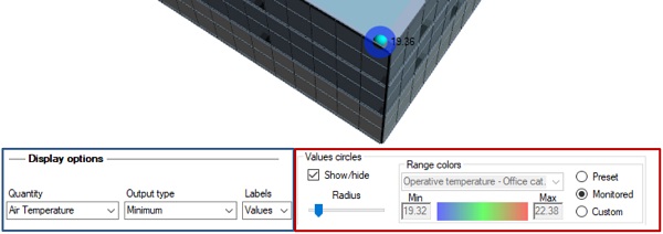 Fig. 8: Output display settings