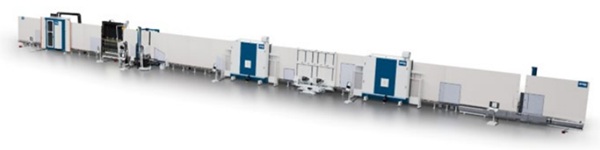 Fig. 9 Ultra-thin line for IGU manufacturing.