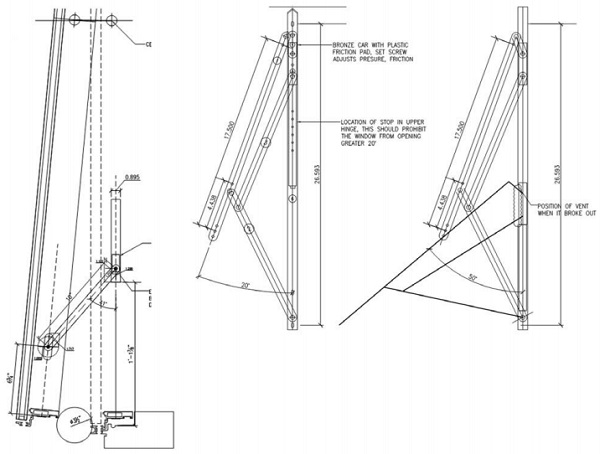 Figure 9: Case Study 2 – Diagram of Progressive Vent Failure