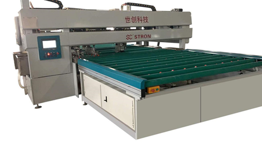Four-side glass grinding machine