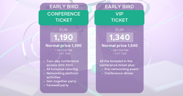 GPD 2023 - early bird registration deadline