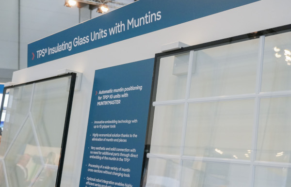 Glaston TPS IGUs with muntins 1