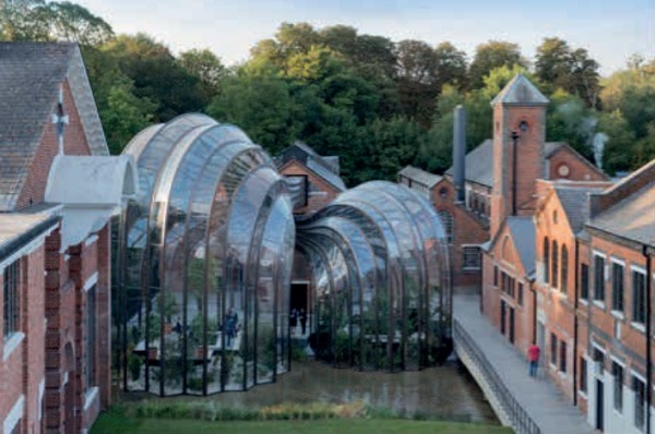 Image 9 Greenhouses for Bombay Sapphire, front elevation from courtyard © Iwan Baan