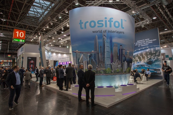 The Trosifol™ booth at “glasstec 2018”