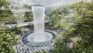 SOLARBAN glass specified for Jewel Changi Airport in Singapore