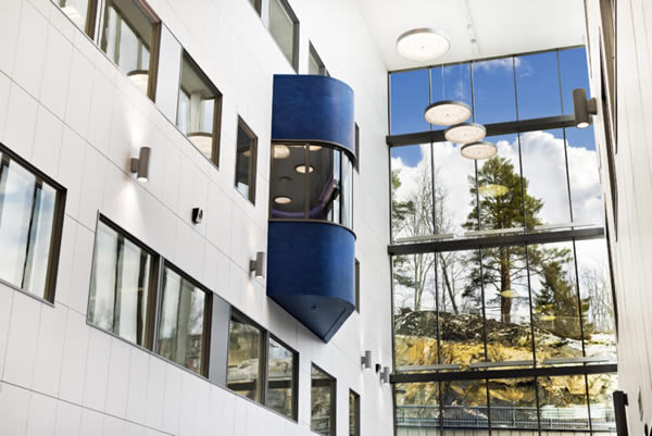 Kaari Hospital, Kuopio public area Partanen & Lamusuo Ltd, photo ©KariMattiAntero Puustinen