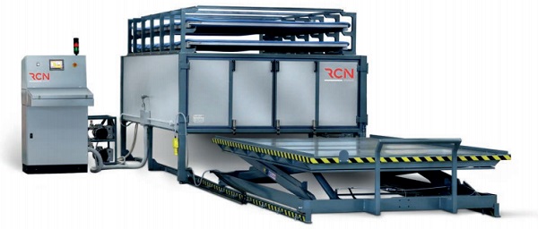 Flexible laminating line based on modular composition.