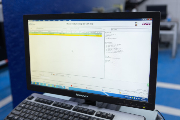 GPS.ident Workstep, one of the LiSEC software solutions used at Decorative Glass © LiSEC