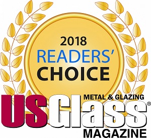 Adelio Lattuada & Lattuada North America Inc. won the 2018 USGlass Magazine Reader’s Choice Award