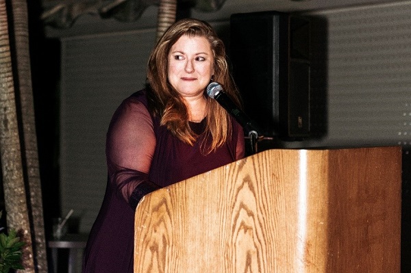 The C. Gregory Carney Award was presented to Julia Schimmelpenningh, Global Architectural Applications Manager, Eastman Chemical Company, who accepted with an emotional tribute to the award’s namesake.