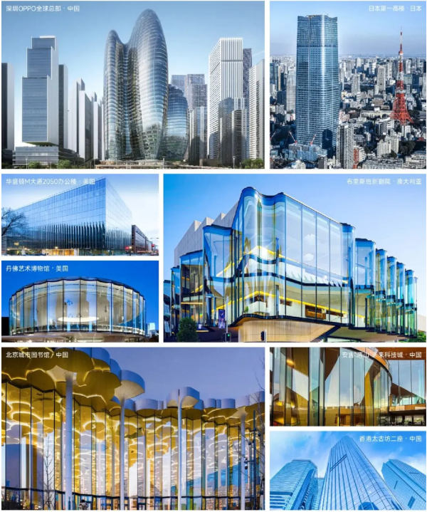 Selected NorthGlass Curtain Wall Projects