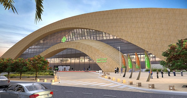 Arriyadh Metro Western Station, currently under construction. Photo © omrania