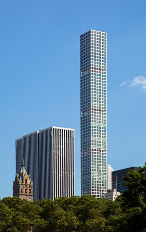 DURANAR coatings protect metal window grid on tallest condominium tower