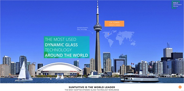 Pleotint launched its new website for their Suntuitive® Dynamic Glass product line