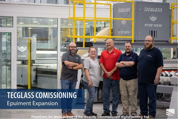 PressGlass boosts production capabilities with Tecglass Digital Printing Glass systems