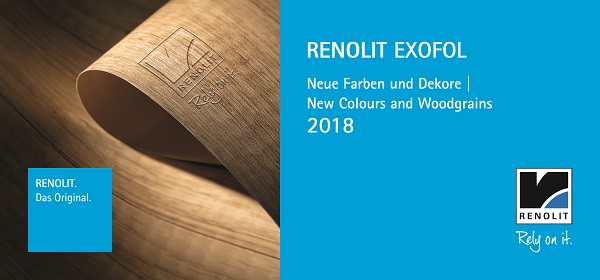 RENOLIT has added a fifteen new solid colours and prints in to its new swatch book.