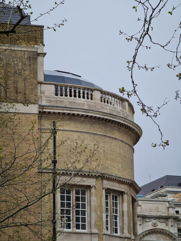 RUSI dome external view of Eyrise solar shading glass