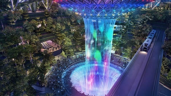 SOLARBAN glass specified for Jewel Changi Airport in Singapore