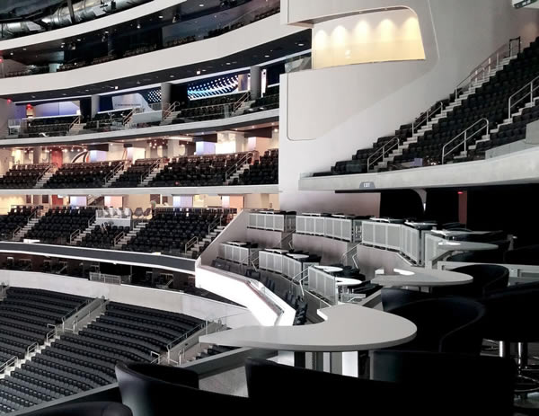 over 20 miles of railing provided to sbj s 2016 huge frisco star seating chart