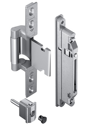 New in the Roto Door range: “Roto Solid C” concealed door hinge for modern aluminium main doors