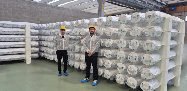 Satinal do Brasil Sales Manager visits STRATO® EVA film production hub in Italy