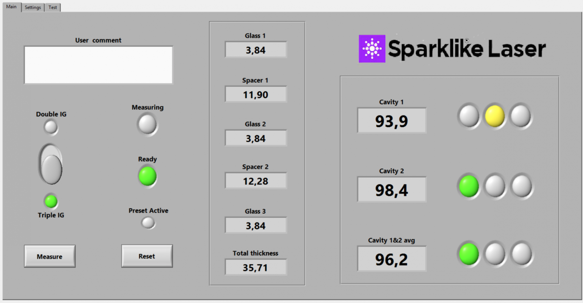 Example results on Laser software by Sparklike