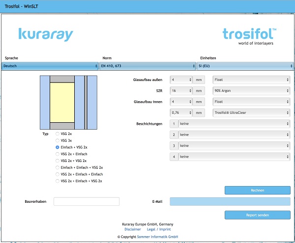 WinSLT: New Mobile Calculation Tool from Trosifol™