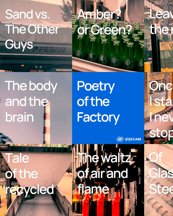 Şişecam Launches a New Era in B2B Communication with Its Award-Winning Project "Poetry of the Factory"