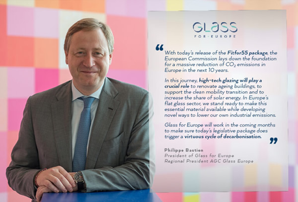 The Fitfor55 package is a turning point and a remarkable moment for the flat glass sector