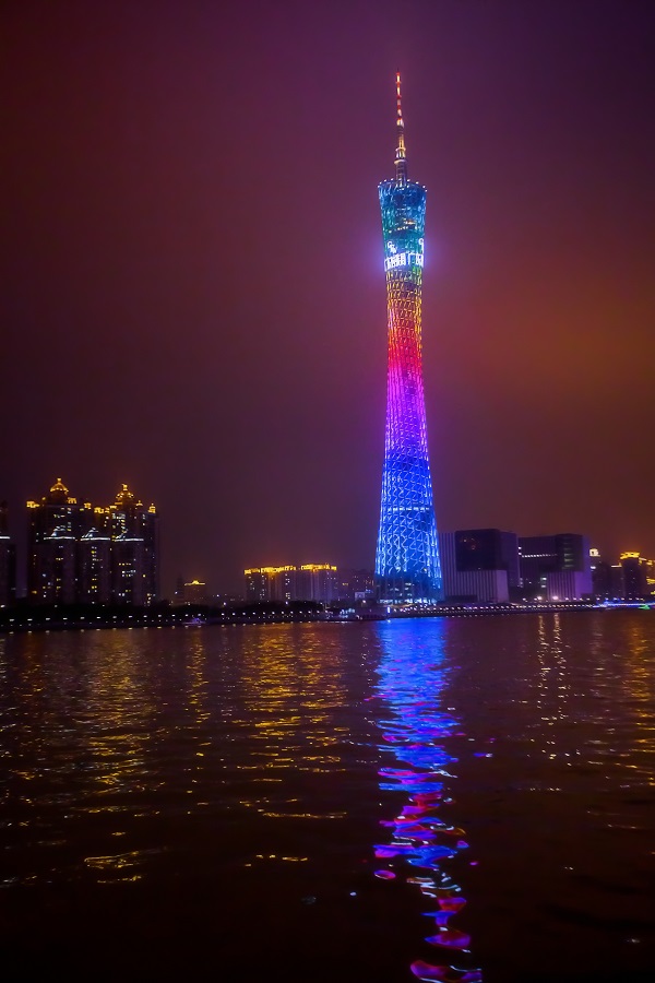 TV & Sightseeing Tower, Guangzhou-City/China with SentryGlas®* (photo: Kuraray)
