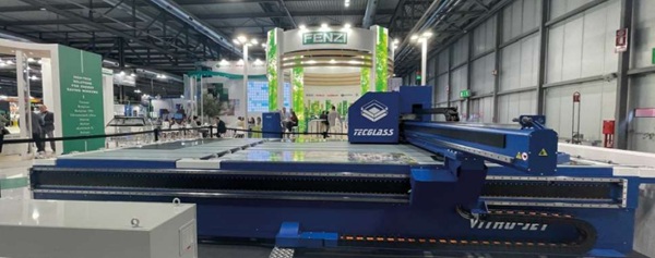 Vitro-Jet Digital Glass Printer FS SIDE KINETIX exhibited during last VITRUM edition 2023.