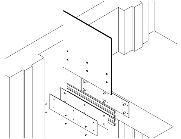 Fig. 12 Detail of the connection of the lateral parapet to the slab.