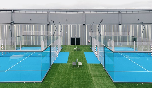 Tvitec tempered glass for padel courts
