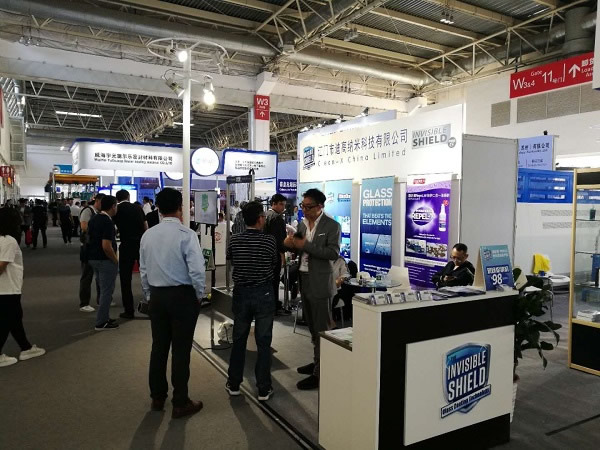 Unelko Corporation’s Invisible Shield® PRO 15 & REPEL® Protective Glass Coatings featured at China Glass 2019