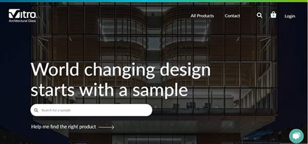 The new sample order web application features an improved, mobile-friendly web design along with helpful interactive tools like the Vitro Glass Assistant, which offers recommendations from available glass samples and sample kits specific to a user’s project considerations, and a tutorial on viewing glass samples in multiple environments.