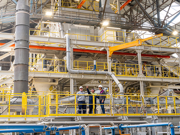 Photo Legend: All-electric furnace&nbsp;at Verallia, France