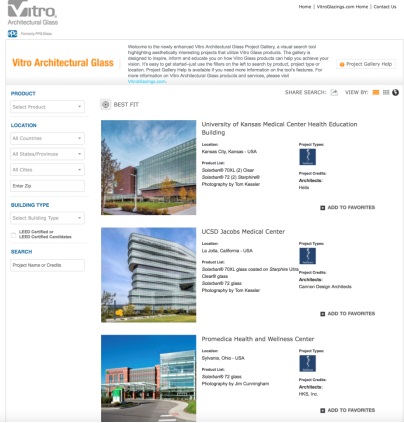 Vitro Architectural Glass expands online photo gallery