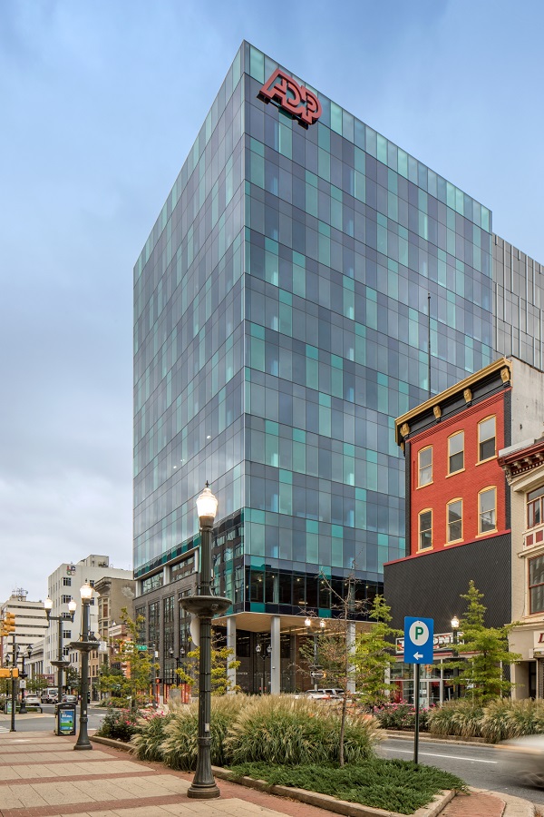 Vitro Glass integral to colorful Five City Center façade in Allentown, Pennsylvania