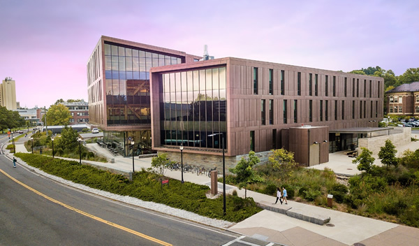 Photo by Ngoc X Doan  The John W. Olver Design Building at the University of Massachusetts features large expanses of Solarban® 70 glass on its north elevation and smaller insulating glass units fabricated with Solarban® 60 glass on the south-facing façade.