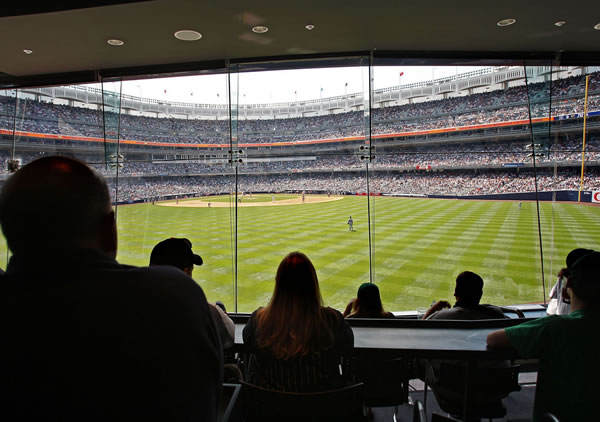 Point-Supported Glass for Sports Arenas