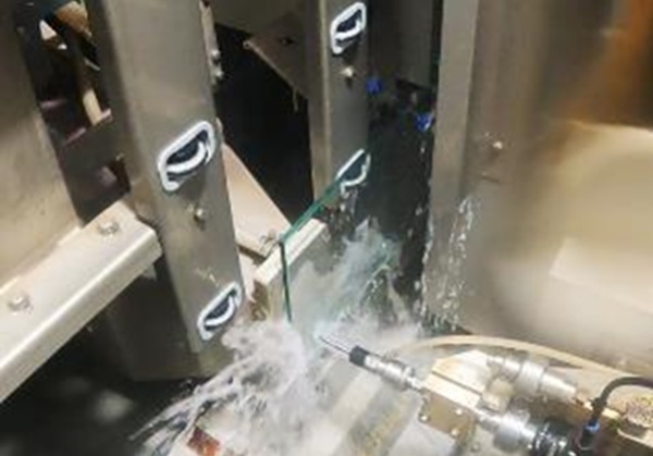 Fig. 4: Waterjet cutting ensures a lot of flexibility and efficiency with its countless thickness and shape options.