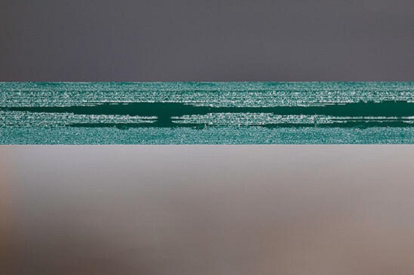 a rough glass edge