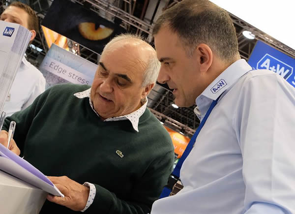 A+W at the glasstec 2018