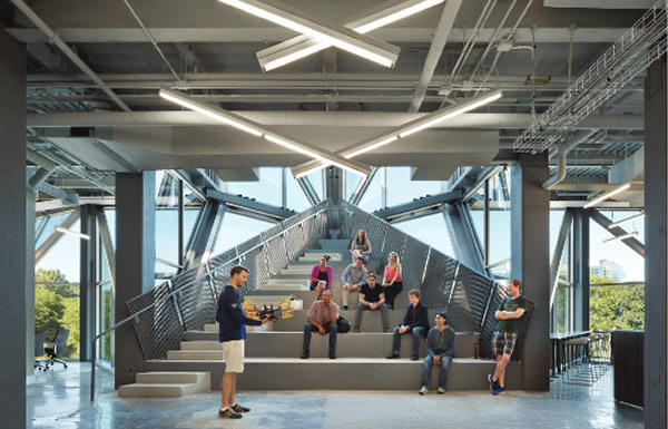Challenging details and triangle bleacher