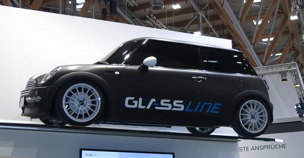 Airborne Mini on Glassline’s Impressive Glass Canopy