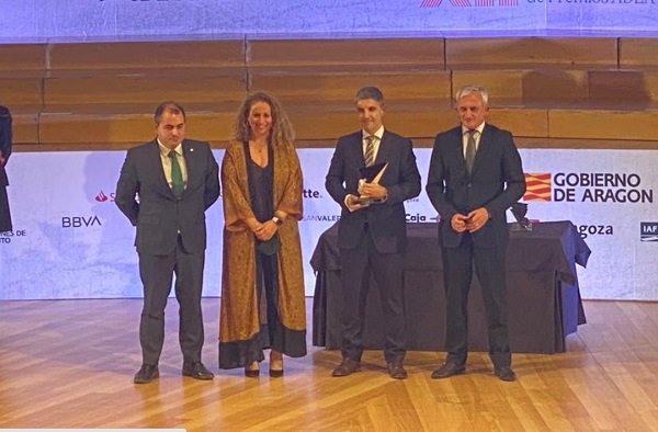 Antonio Ortega, CEO of Turomas, awarded as the best manager of Teruel by ADEA