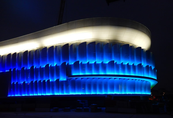 Glass scales for the new Arena 92 in Paris