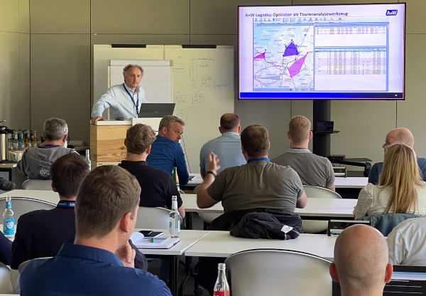 A+W Logistics Optimizer shown by Ilja Scheinker