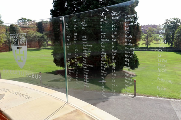 Cranleigh School Curved Glass Balustrade War Memorial