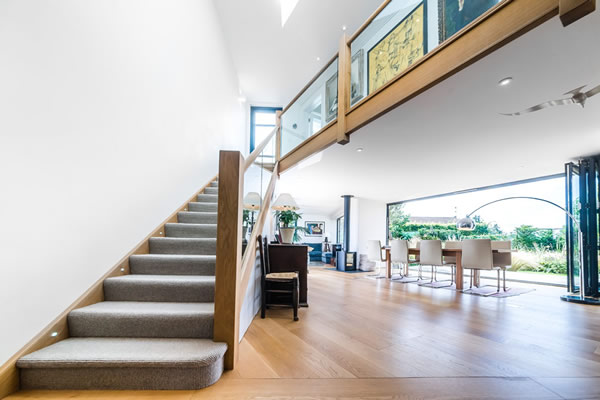 Bespoke Triangular Flatglass Rooflight – Private Residence, Wells (Batterham Matthews Architects)